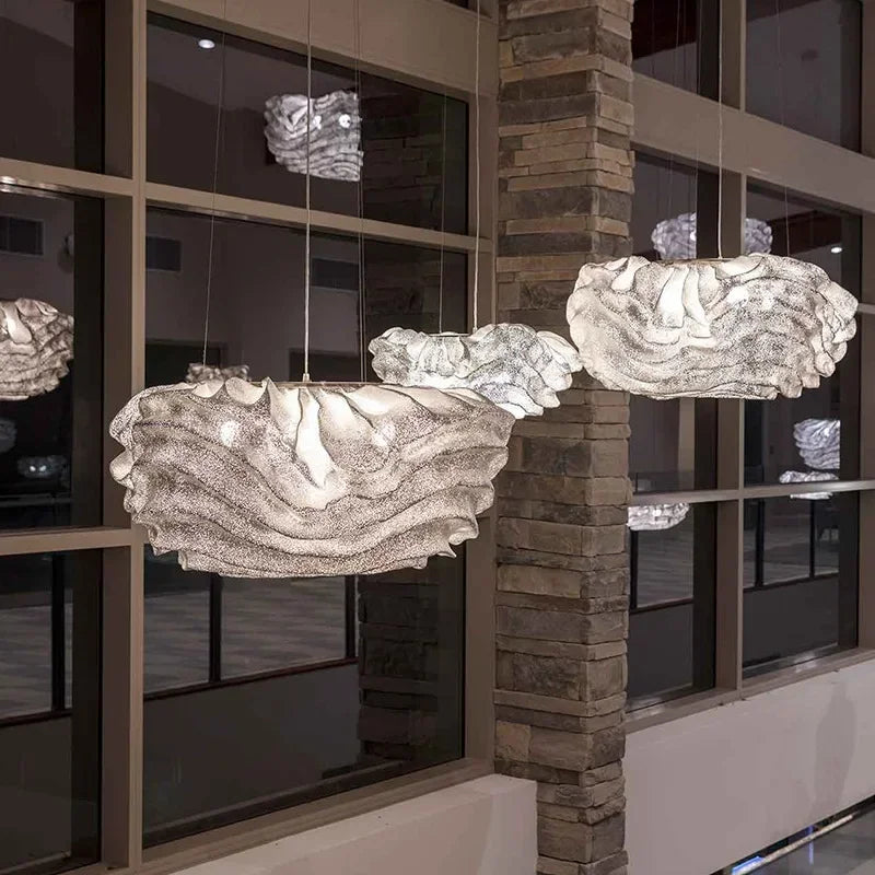 🌩️ Lustre Nuage LED - Éclairez avec poésie