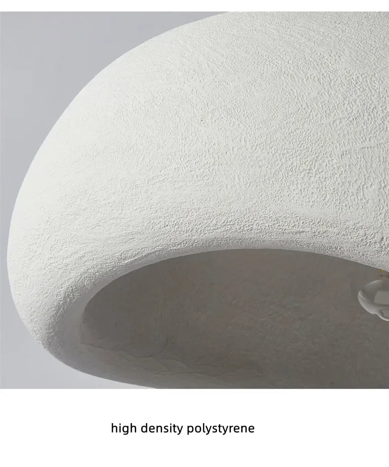 Lampes suspendues LED lampe suspendue en résine blanche pour salon salle à manger décor de Restaurant lustre Art Suspension Luminaire