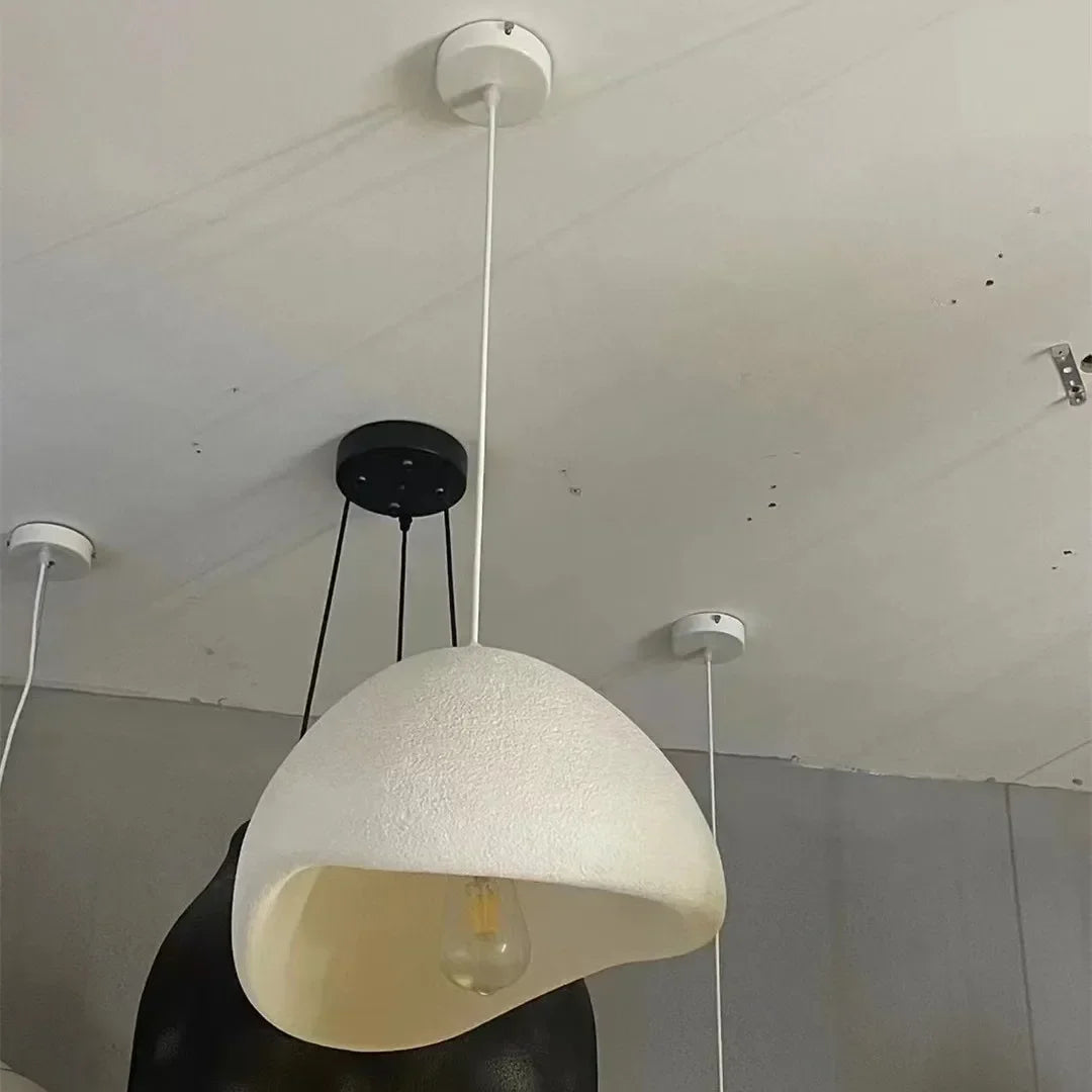 Lampes suspendues LED lampe suspendue en résine blanche pour salon salle à manger décor de Restaurant lustre Art Suspension Luminaire