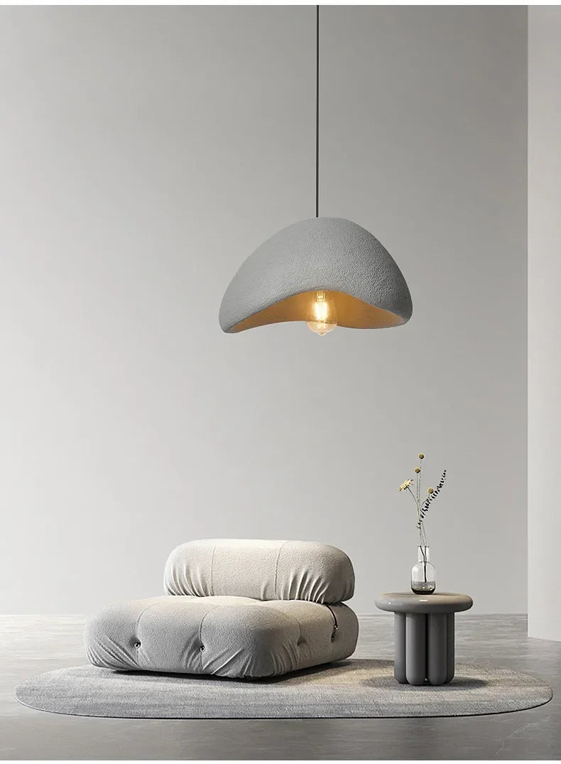 Lampes suspendues LED lampe suspendue en résine blanche pour salon salle à manger décor de Restaurant lustre Art Suspension Luminaire